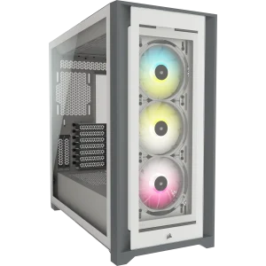 Corsair iCUE 5000X RGB TG (Mid-Tower) White Edition – ATX (1)