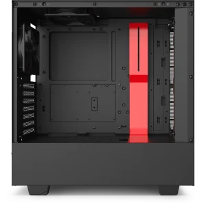 NZXT H510 (Mid-Tower) Black + Red Edition – ATX (3)