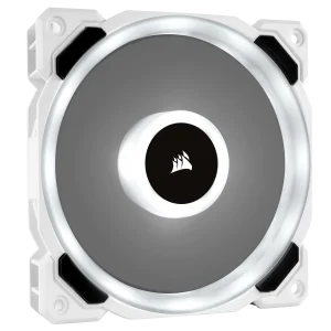 Corsair LL120 RGB 120mm Dual Light Loop White RGB LED PWM Fan – Single Pack (12) Corsair LL120 RGB 120mm Dual Light Loop White RGB LED PWM Fan – Single Pack (12)
