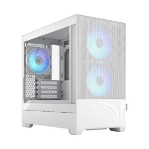 Fractel Design Pop Mini Air (Mid-Tower) RGB White TG Clear – MATX (1)